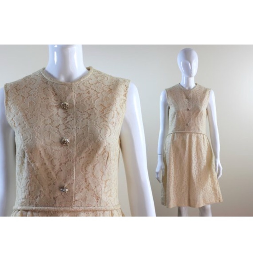 50s 60s Lace Dress dress cocktail feminine elegant